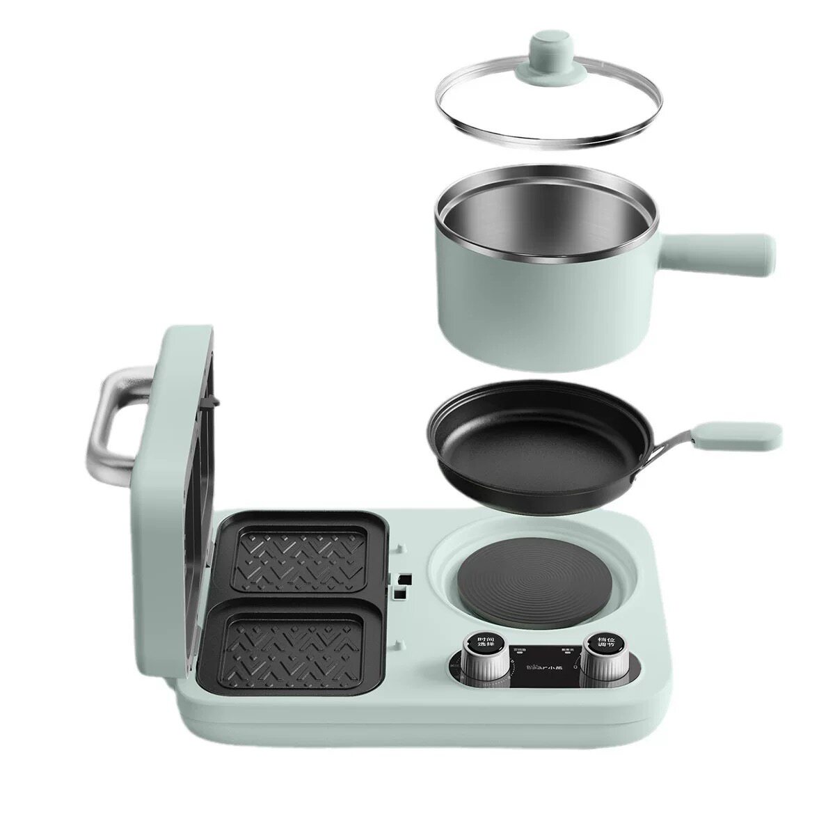 Breakfast Sandwich Press - Sandwichmaker Frühstücksmaschine für Zuhause Kleiner Multifunktionaler