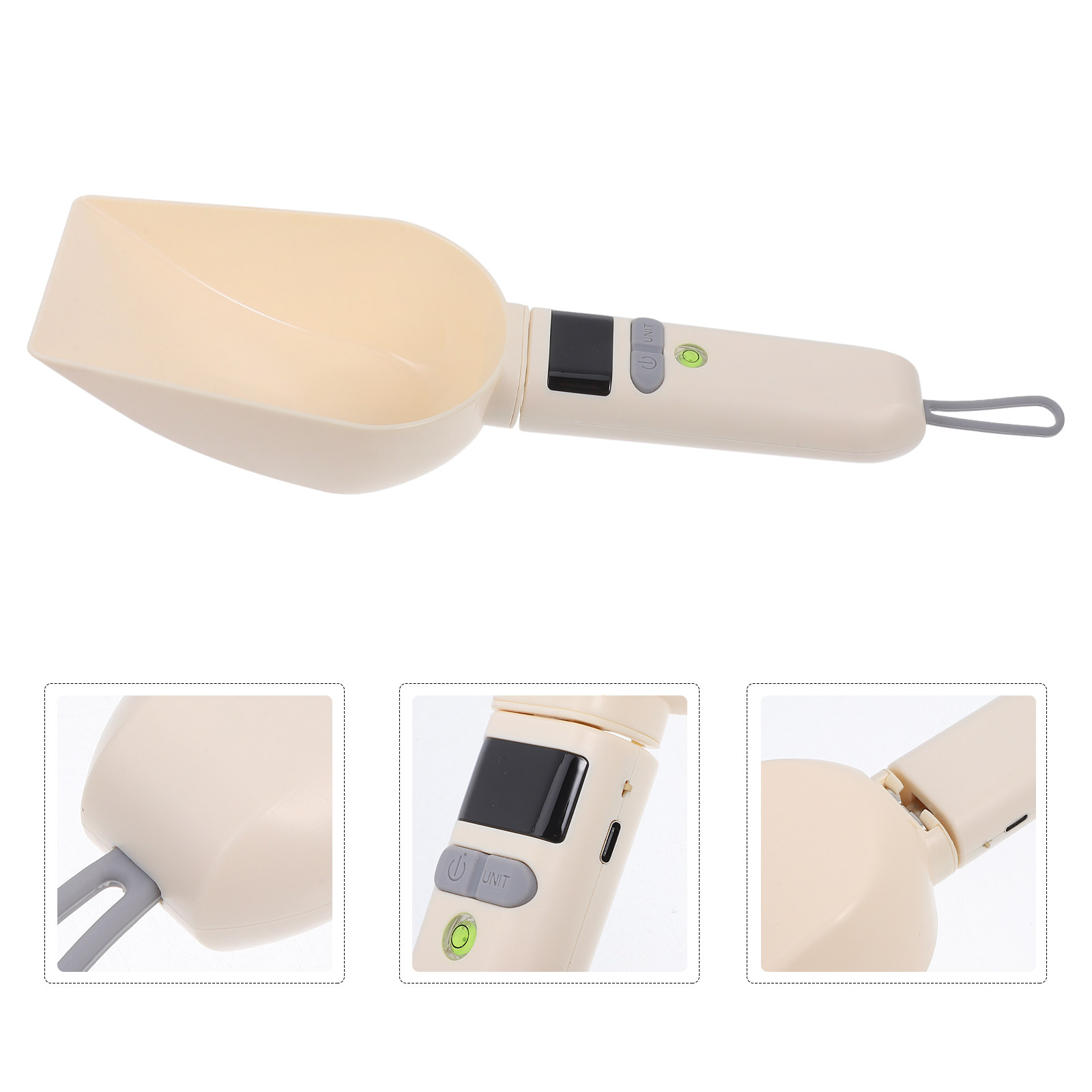 Portion Scale Digital - Digitaler Messlöffel mit Gewichtsskala Elektronischer Tierfutterlöffel