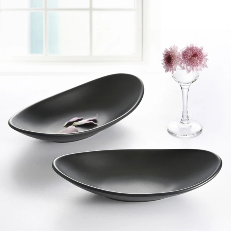 Meal Prep Organizer - Ovales schwarzes Ringschale, Schmucktablett, Schlüsseletablett, Organizer,