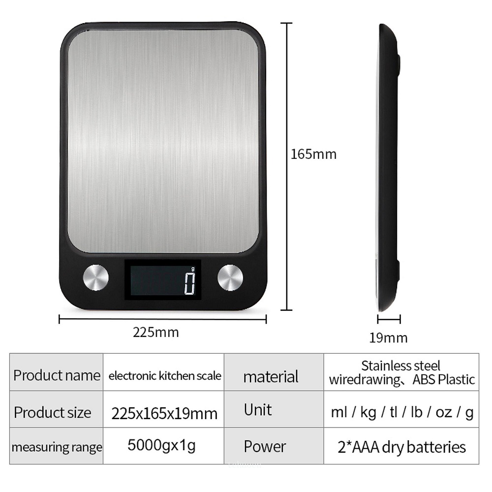 Digitale Waage mit 5 kg Kapazi – Portion Scale Digital Bewertung und Preis