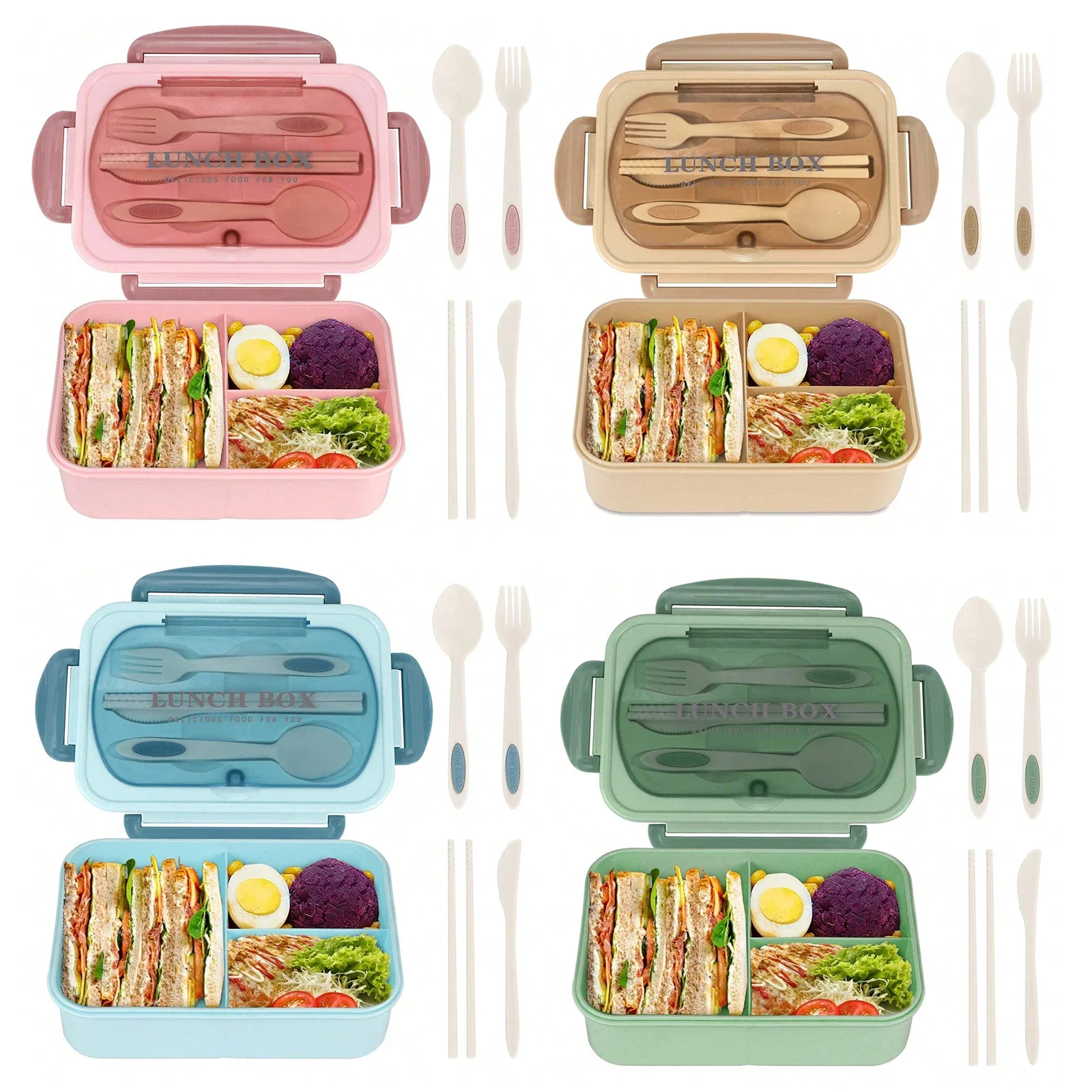 Bento-Box für Erwachsene mit 3 – Meal Prep Microwave Bewertung und Preis