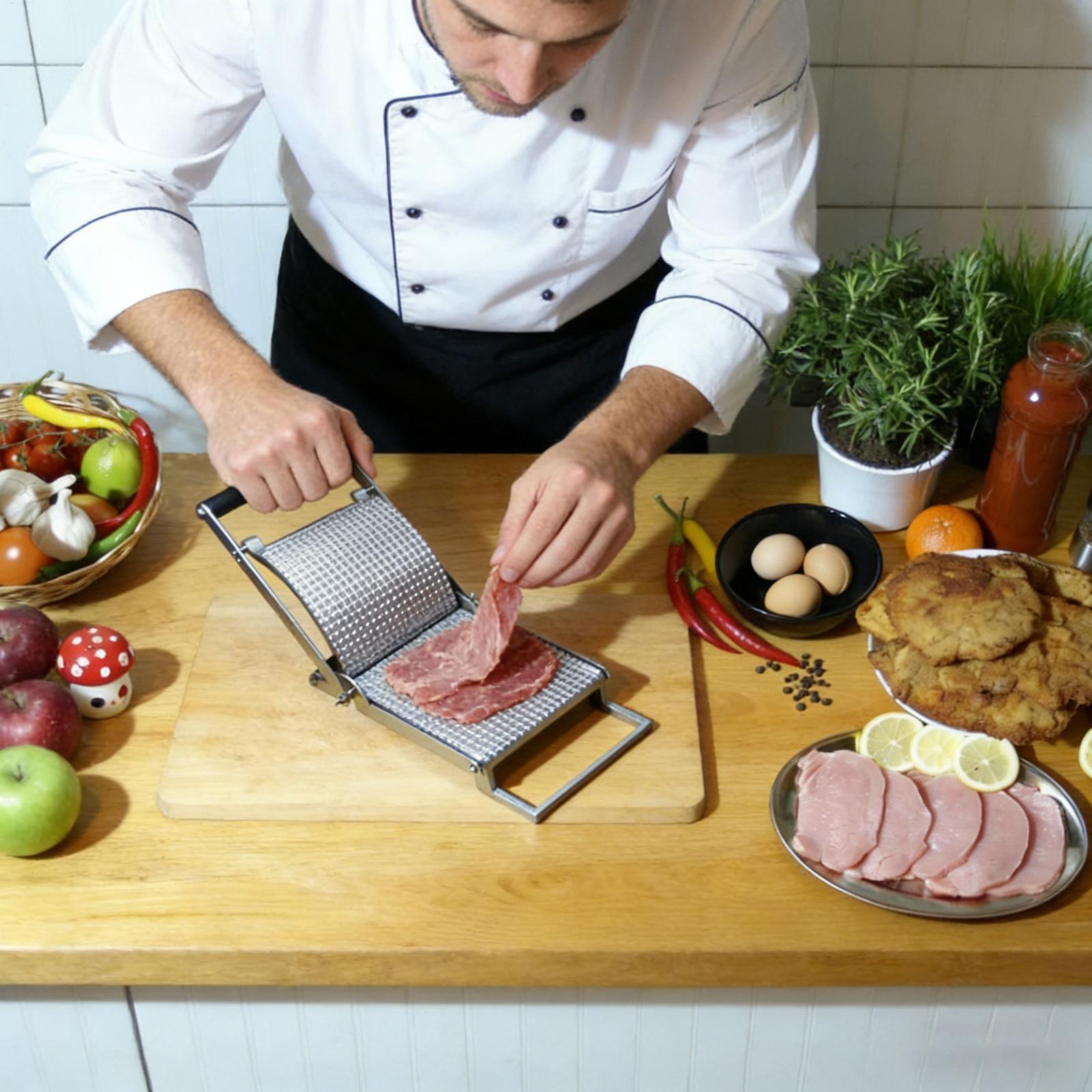 Fleischklopfer aus Edelstahl,  – Meal Prep With Chicken Bewertung und Preis