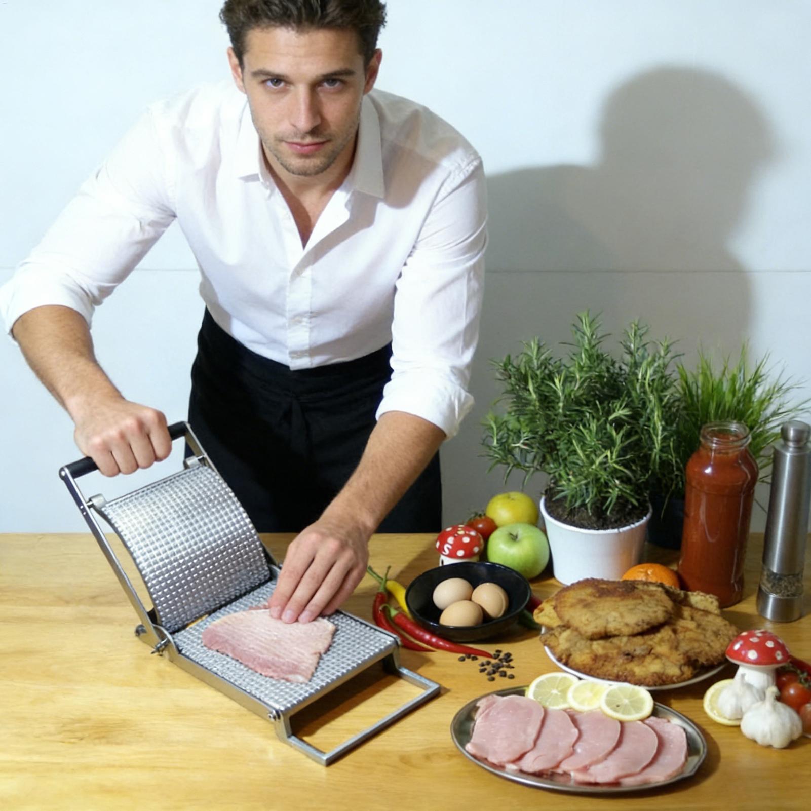 Fleischklopfer aus Edelstahl,  – Meal Prep With Chicken Bewertung und Preis