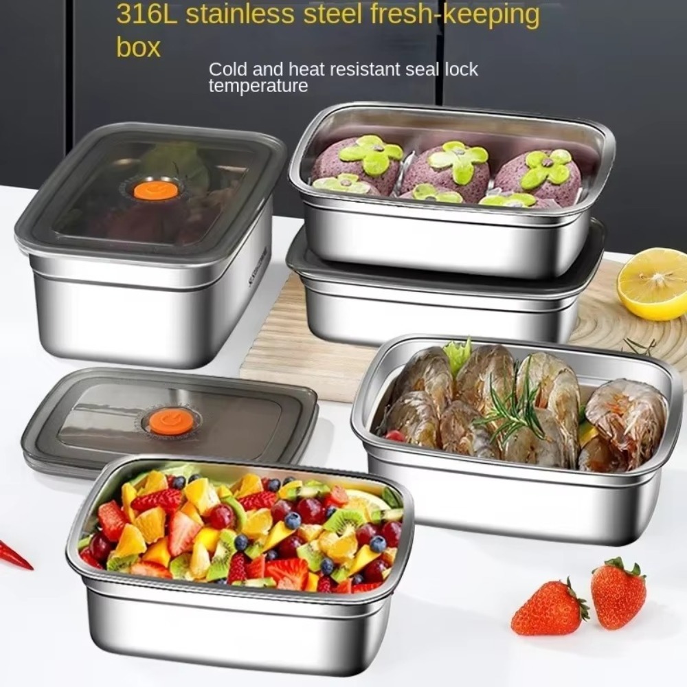 Edelstahl Camping Lunchbox Aus – Meal Prep Microwave Bewertung und Preis
