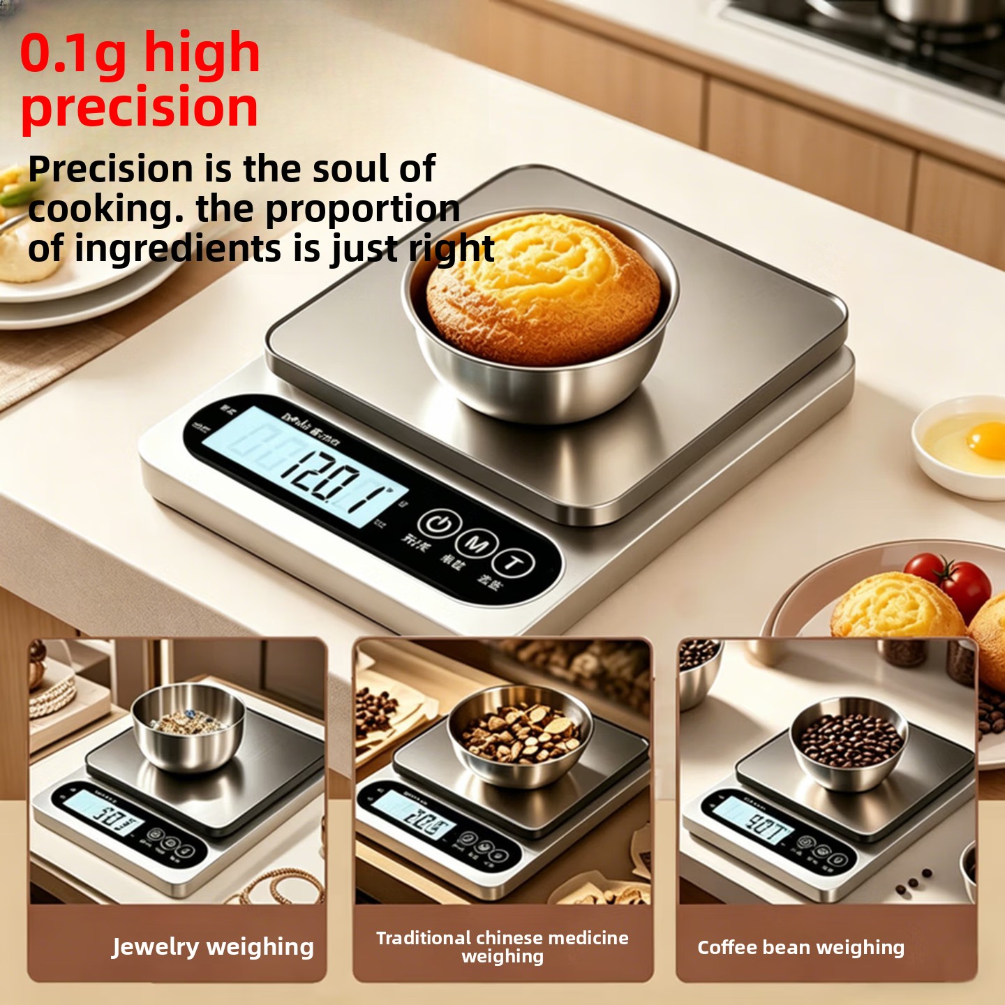0,1g Hochpräzise Digitale Küch – Portion Scale Digital Bewertung und Preis