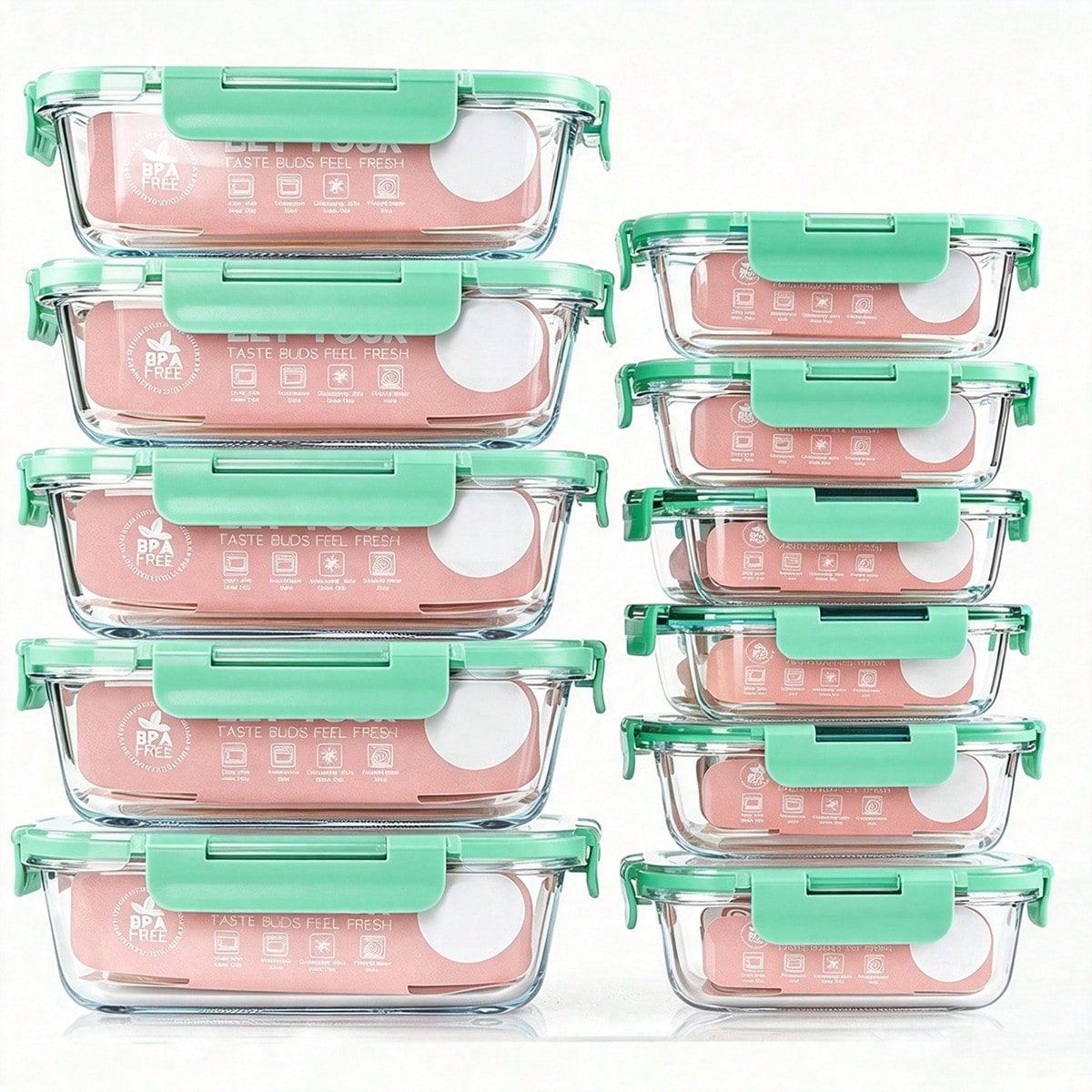 10er-Pack Glasbehälter für die – Meal Prep Microwave Bewertung und Preis