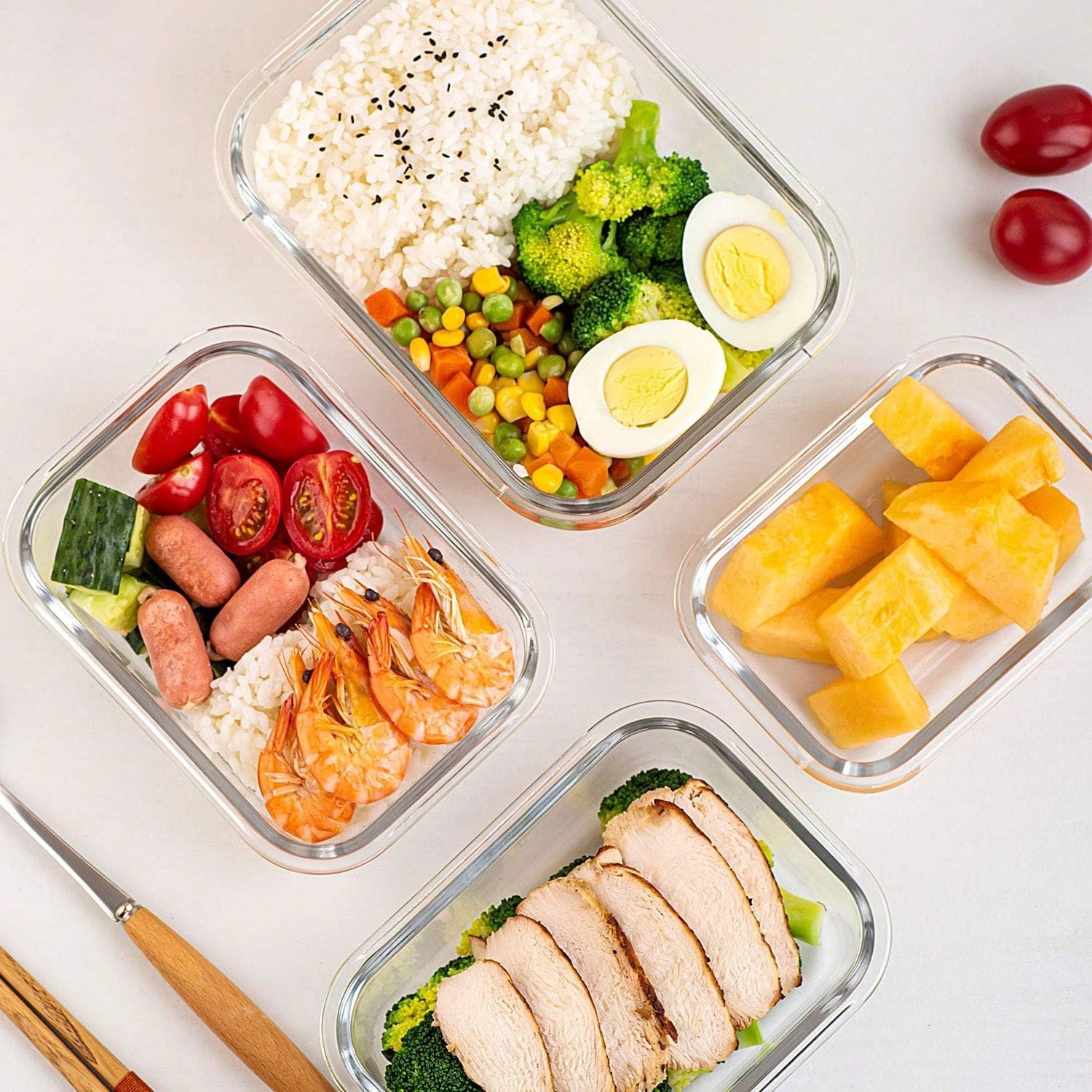 10er-Pack Glasbehälter für die – Meal Prep Microwave Bewertung und Preis