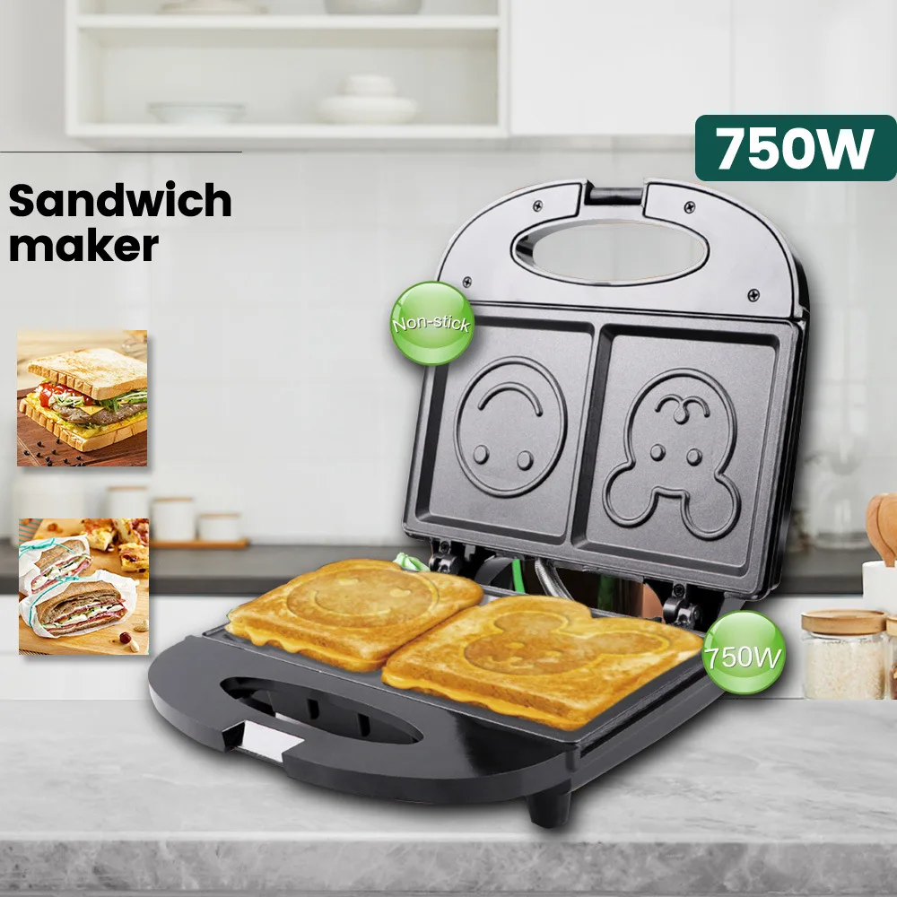 110V-220V Haushaltsgeräte Smil – Breakfast Sandwich Press Bewertung und Preis